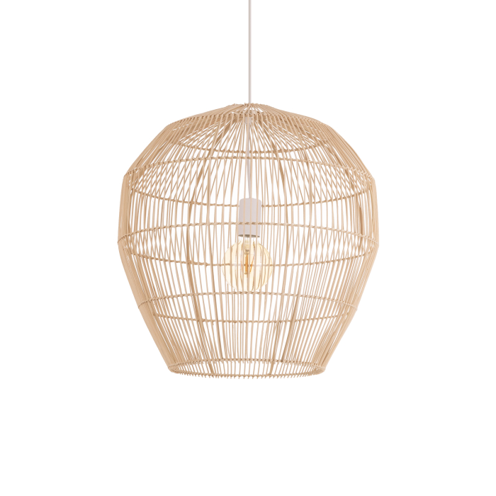 Nowodvorski HAITI M  Lampy sufitowe Lampy wiszące Max moc 25W only LED E27  Naturalne drewno 11164