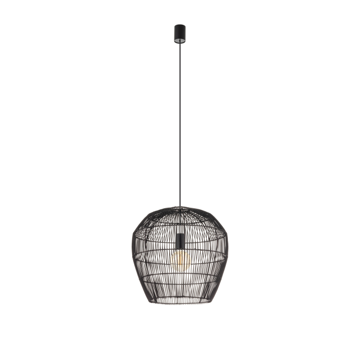 Nowodvorski HAITI S  Lampy sufitowe Lampy wiszące Max moc 25W only LED E27  Czarny 11166