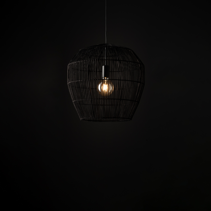 Nowodvorski HAITI S  Lampy sufitowe Lampy wiszące Max moc 25W only LED E27  Czarny 11166