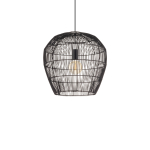 Nowodvorski HAITI S  Lampy sufitowe Lampy wiszące Max moc 25W only LED E27  Czarny 11166