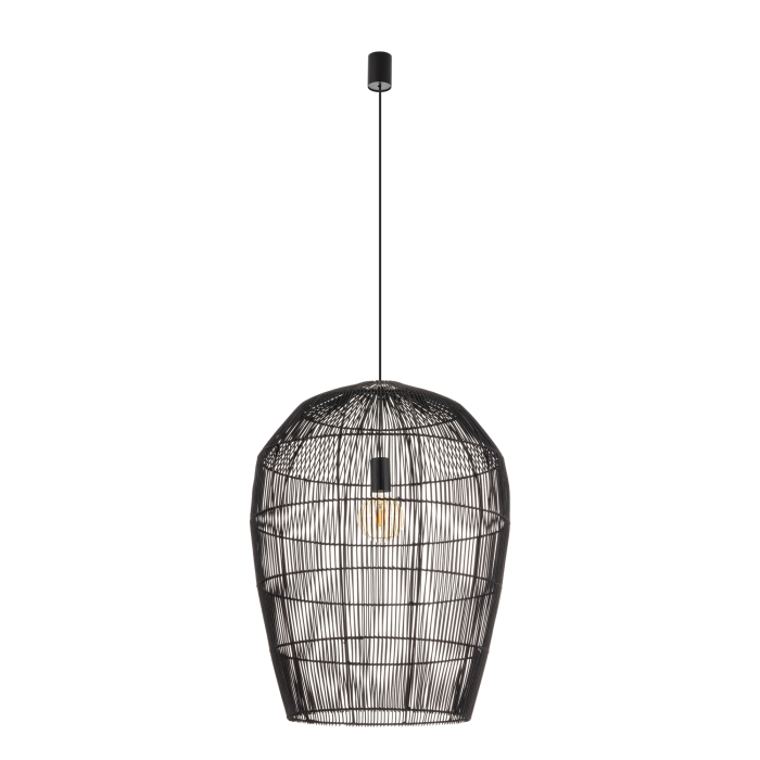 Nowodvorski HAITI L  Lampy sufitowe Lampy wiszące Max moc 25W only LED E27  Czarny 11168