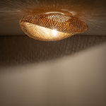 Nowodvorski HAVANA M  Lampy sufitowe Sufitowa Max moc 25W only LED E27  Naturalne drewno 11171