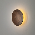Nowodvorski RING TIMBER LED S  Ścienna Kinkiety Max moc 7W LED  3000K Ciemne drewno 11288