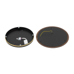 Nowodvorski RING TIMBER LED L  Ścienna Kinkiety Max moc 13W LED  3000K Ciemne drewno 11291