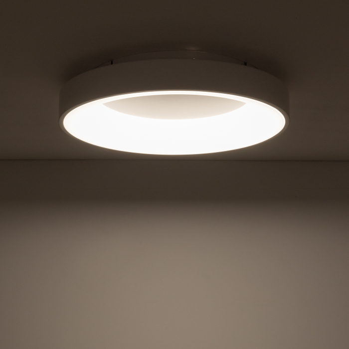 Nowodvorski NIKKI ROUND LED  Lampy sufitowe Plafon Max moc 48W LED  3000K Biały 11201