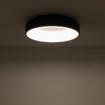 Nowodvorski NIKKI ROUND LED  Lampy sufitowe Plafon Max moc 32W LED  3000K Czarny 11206