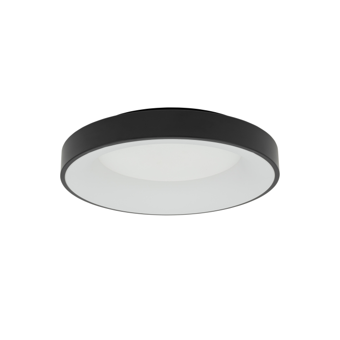 Nowodvorski NIKKI ROUND LED  Lampy sufitowe Plafon Max moc 48W LED  3000K Czarny 11207