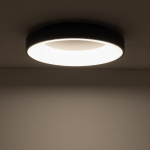 Nowodvorski NIKKI ROUND LED  Lampy sufitowe Plafon Max moc 48W LED  3000K Czarny 11207