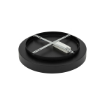Nowodvorski NIKKI ROUND LED  Lampy sufitowe Plafon Max moc 48W LED  3000K Czarny 11207