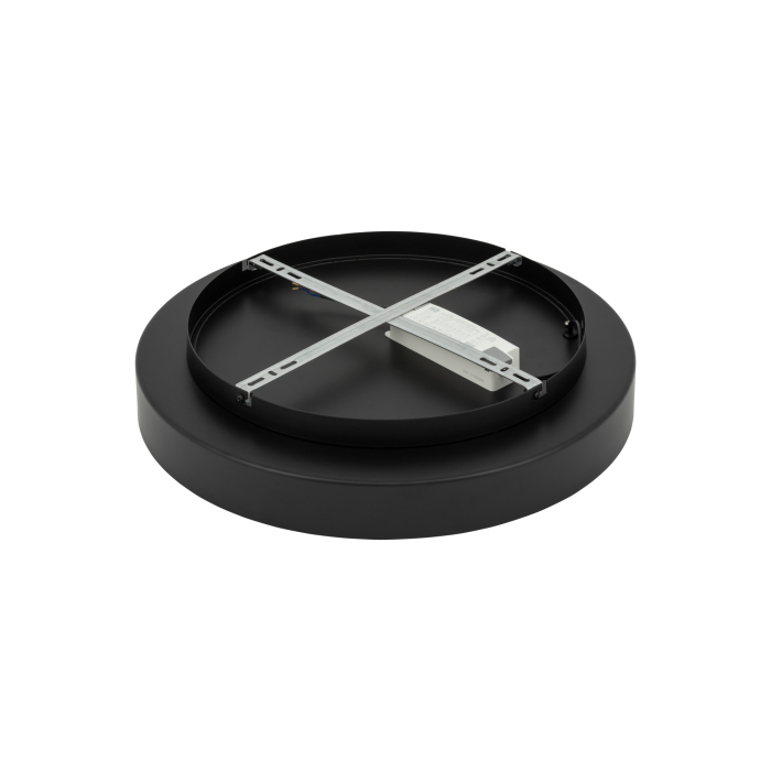 Nowodvorski NIKKI ROUND LED  Lampy sufitowe Plafon Max moc 48W LED  3000K Czarny 11207