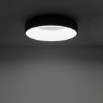 Nowodvorski NIKKI ROUND LED  Lampy sufitowe Plafon Max moc 32W LED  4000K Czarny 11210