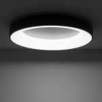 Nowodvorski NIKKI ROUND LED  Lampy sufitowe Plafon Max moc 60W LED  4000K Czarny 11212