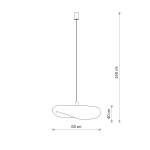 Nowodvorski HAVANA M  Lampy sufitowe Lampy wiszące Max moc 25W only LED E27  Naturalne drewno 11396