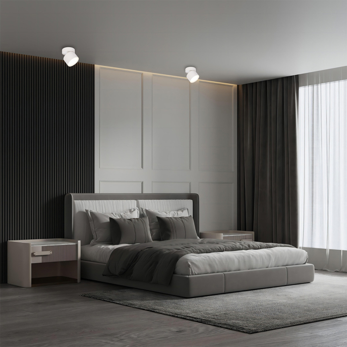 Light Prestige Kendal oprawa natynkowa 1 x GX53 biała LP-6331/1SM WH movable