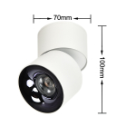 Light Prestige Ruchoma oprawa natynkowa Brema biała LED CCT LP-2626/1RM WH movable