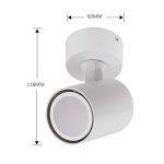 Light Prestige Spot Snow New 1 biały 1xGU10 LP-731N/1W WH