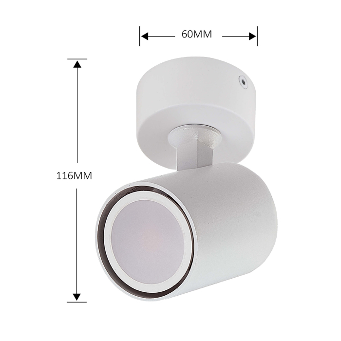 Light Prestige Spot Snow New 1 biały 1xGU10 LP-731N/1W WH