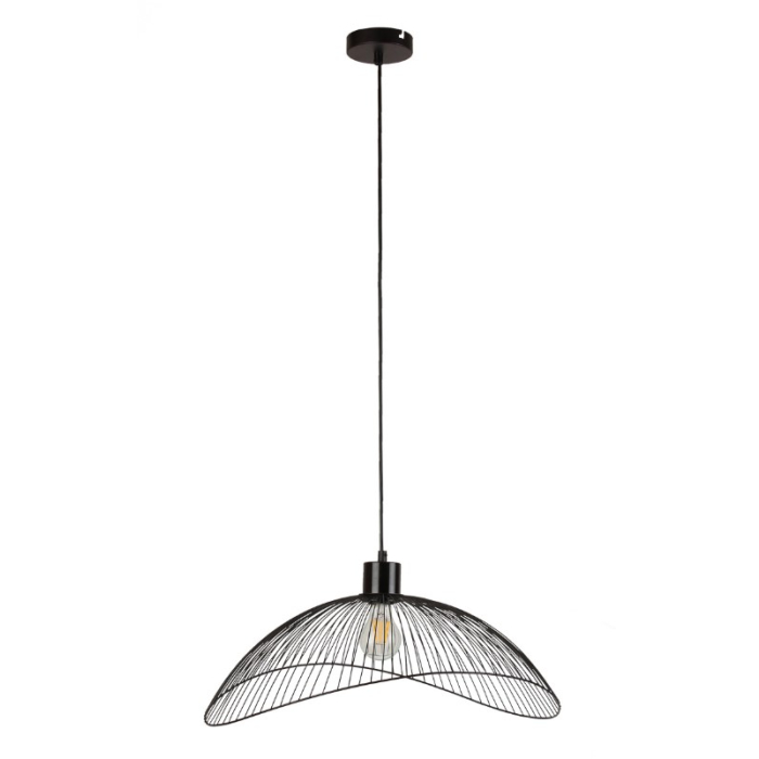 ITALUX NUNEZ Wisząca Czarny 1xE27 PND-1702-1-L-B