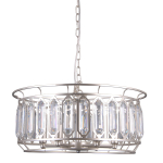 ITALUX PRISCILLA Wisząca Srebrny 6xE14 PND-43388-6B