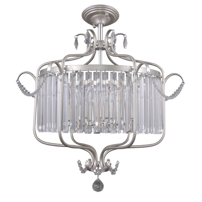 ITALUX RINALDO Sufitowa Srebrny 6xE14 PNPL-33057-6B-CH.S