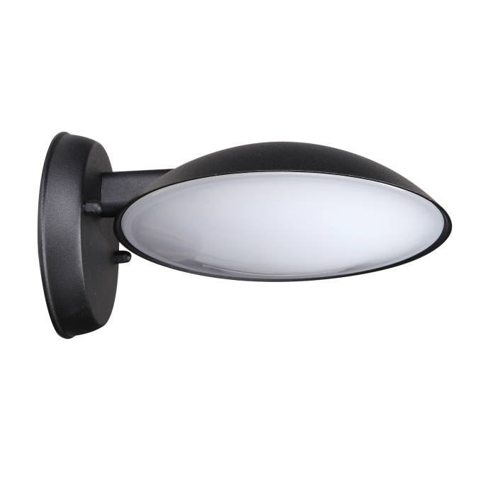 ITALUX PIOMBINO Kinkiet Czarny LED 3000K IP44 6691/BK-9