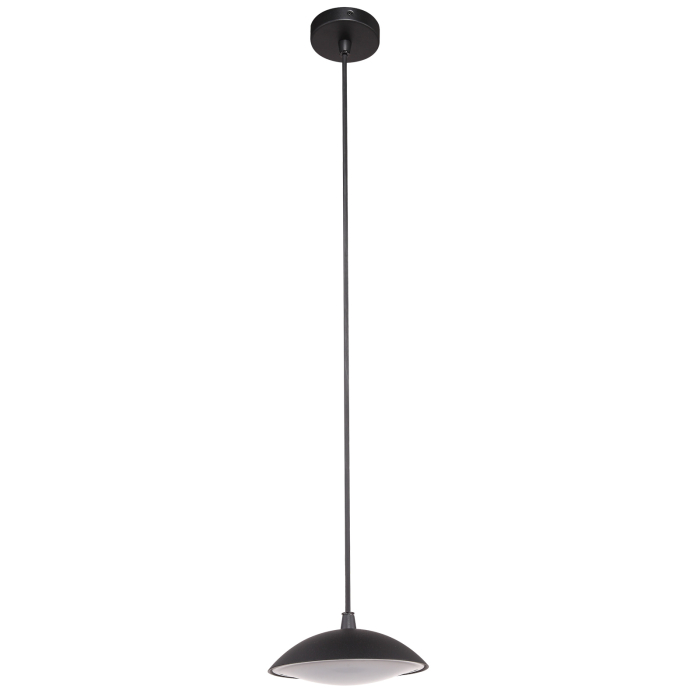 ITALUX PIOMBINO Wisząca Czarny LED 3000K IP44 6694/BK-9