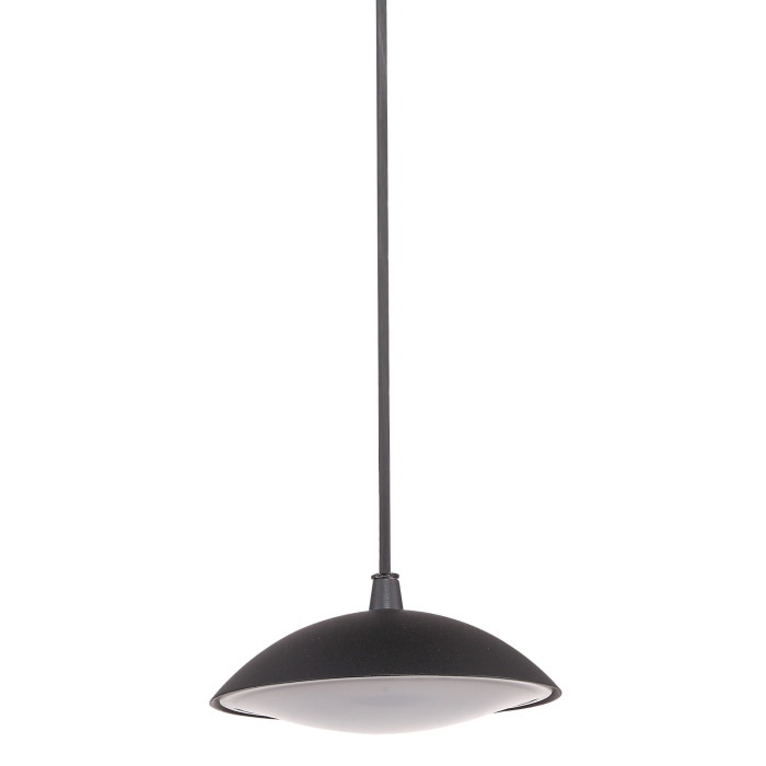ITALUX PIOMBINO Wisząca Czarny LED 3000K IP44 6694/BK-9