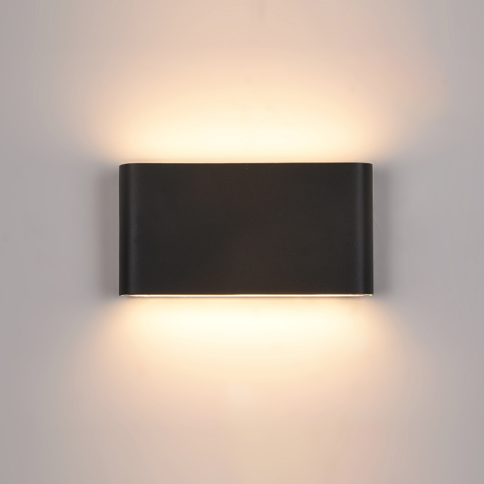 ITALUX ROMANO Kinkiet Czarny LED 3000K IP54 PL-266B