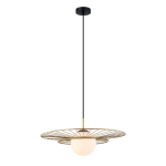 ITALUX Alison Złoty Wisząca 1xE27 40W MDM-4001/1 GD