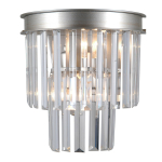 Italux Verdes 2xE14 Kinkiet Srebrny WL-44372-2A-SLVR-BRW