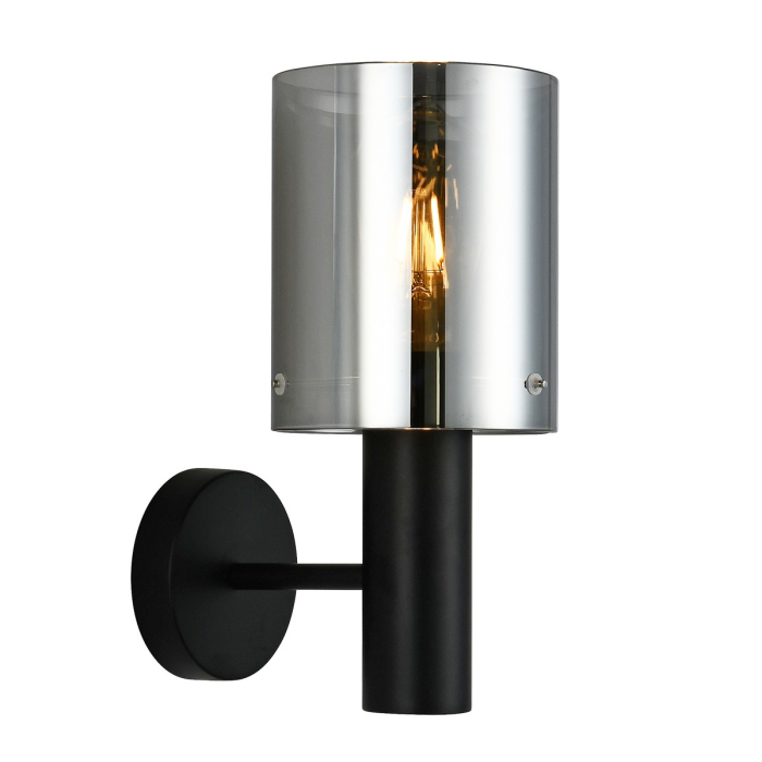 Italux Sardo 1xE27 Kinkiet Czarny WL-5581-1A-BK+SG
