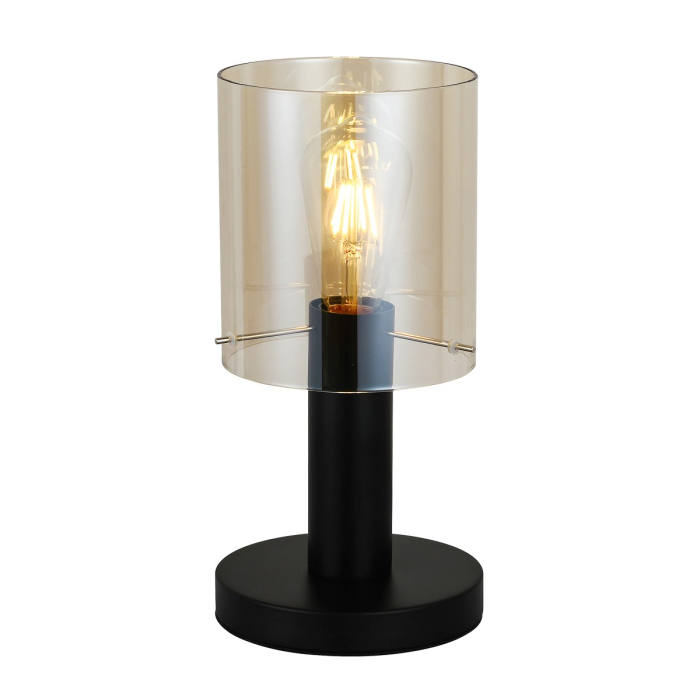 Italux Sardo 1xE27 Biurkowa Czarny TB-5581-1-BK+AMB