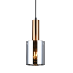 Italux Sardo 1xE27 Wisząca Mosiężny PND-5581-1-BRO+SG