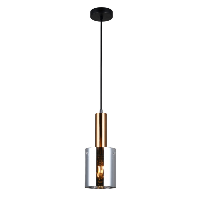 Italux Sardo 1xE27 Wisząca Mosiężny PND-5581-1-BRO+SG
