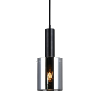 Italux Sardo 1xE27 Wisząca Czarny PND-5581-1-BK+SG