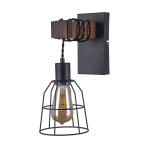 Italux Reda 1xE27 Kinkiet Czarny mat WL-4793-1-L