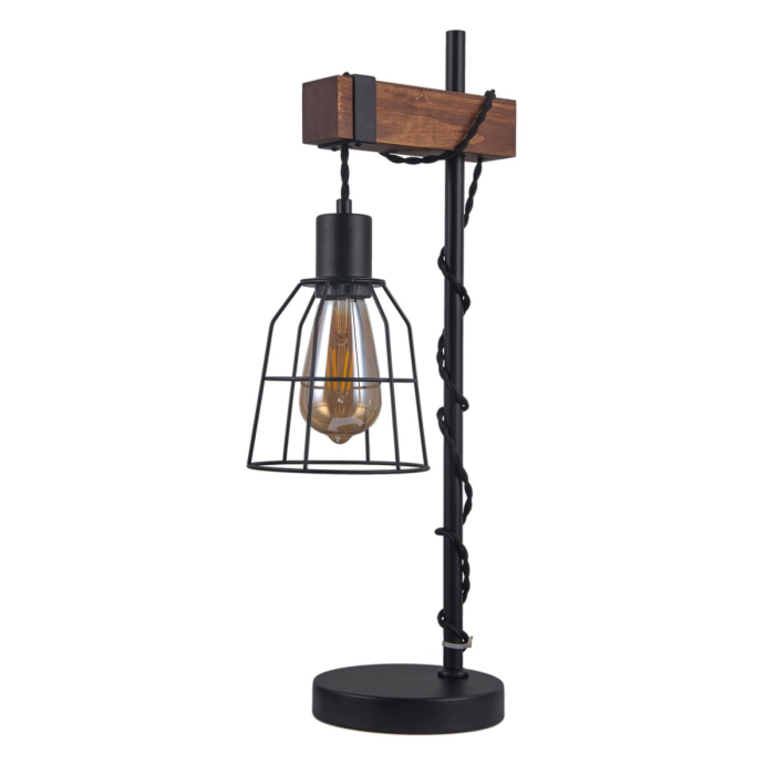 Italux Reda 1xE27 Biurkowa Czarny mat TB-4793-1-L
