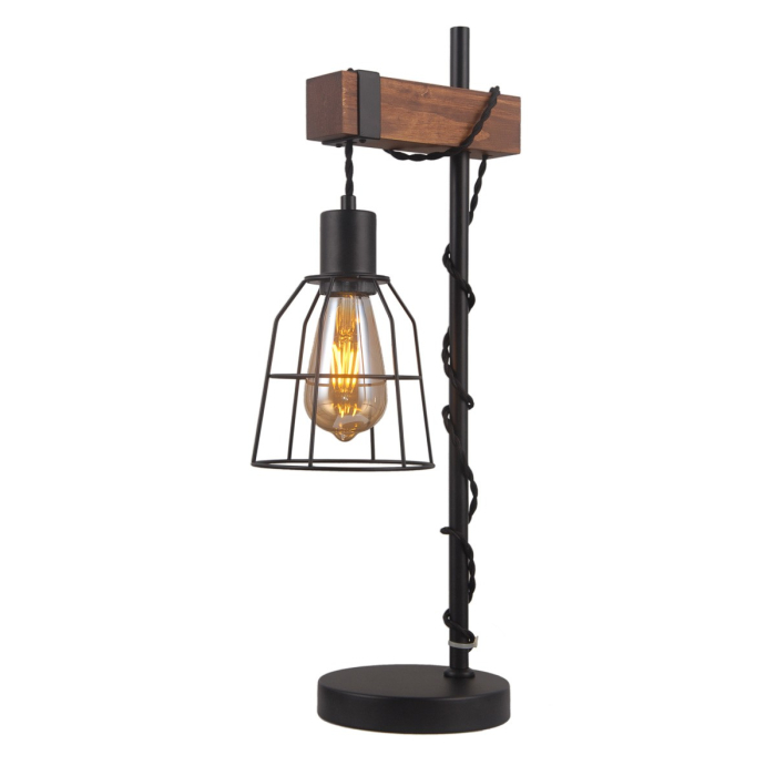 Italux Reda 1xE27 Biurkowa Czarny mat TB-4793-1-L