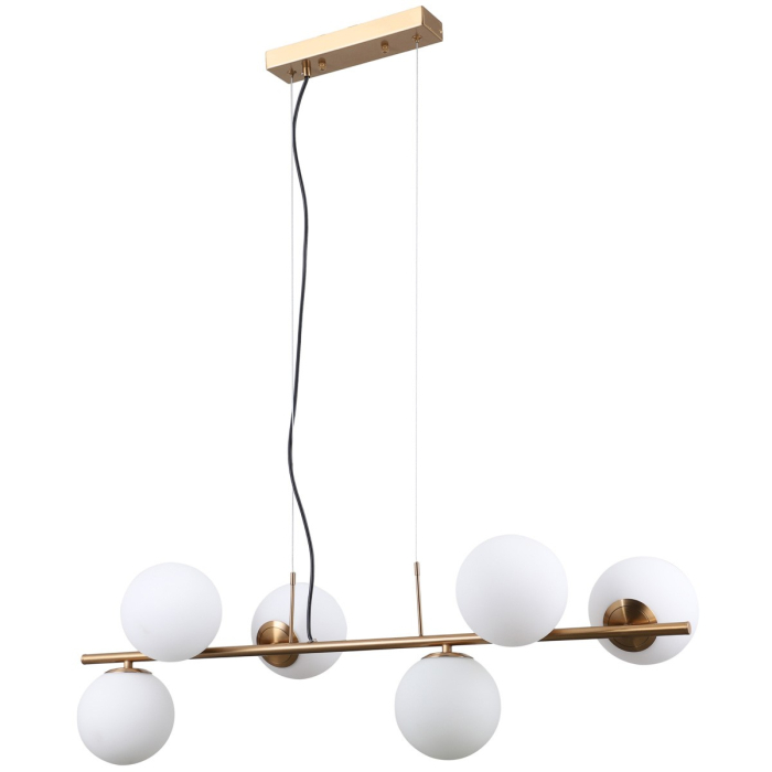Italux Raddi 6xG9 Wisząca Złoty PND-5510-6-HBR