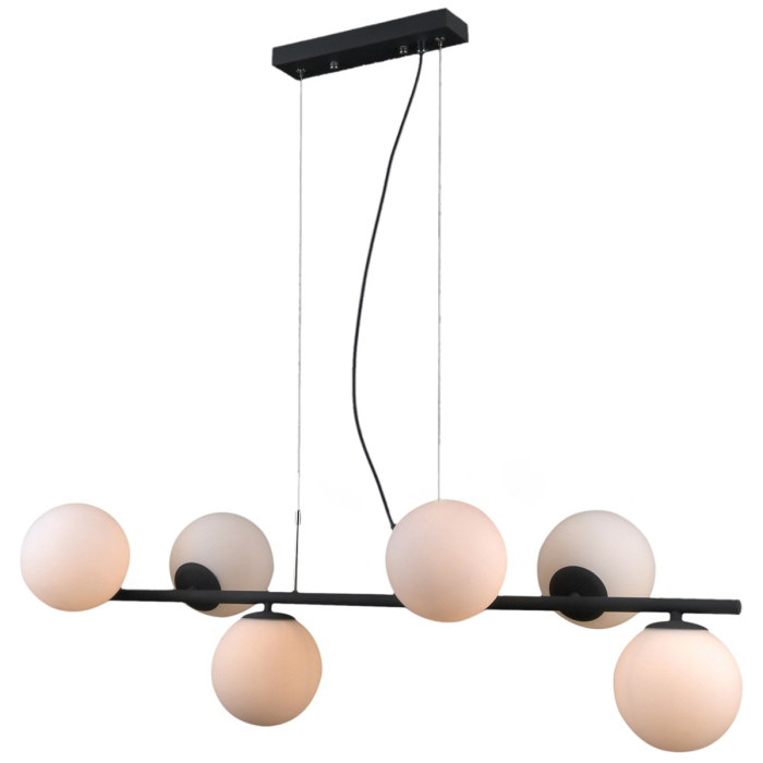 Italux Raddi 6xG9 Wisząca Czarny PND-5510-6-BK