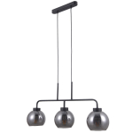 Italux Poggi 3xE27 Wisząca Czarny mat PND-28028-3