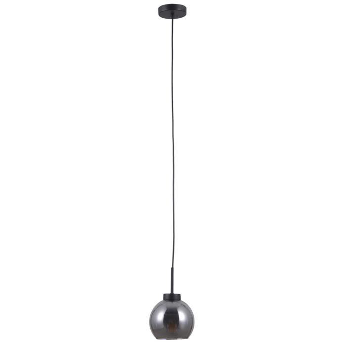 Italux Poggi 1xE27 Wisząca Czarny mat PND-28028-1B