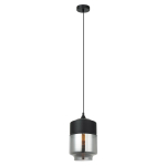 Italux Molina 1xE27 Wisząca Czarny MDM-2377/1 BK+SG