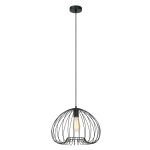 Italux Meddi 1xE27 Wisząca Czarny MDM-4583-1 BK