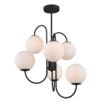 Italux Gela 6xG9 Wisząca Czarny PND-5500-6-BK