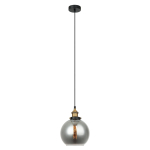 Italux Cardena 1xE27 Wisząca Czarny złoty MDM-4330/1 GD+SG