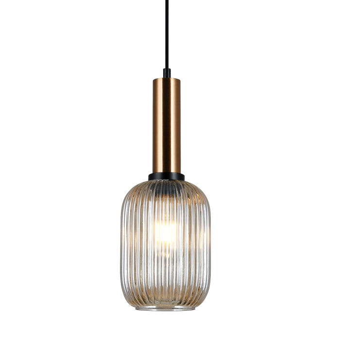 Italux Antiola 1xE27 Wisząca Mosiężny PND-5588-1M-BRO+AMB