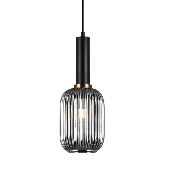 Italux Antiola 1xE27 Wisząca Czarny PND-5588-1M-BK+SG