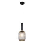 Italux Antiola 1xE27 Wisząca Czarny PND-5588-1M-BK+AMB