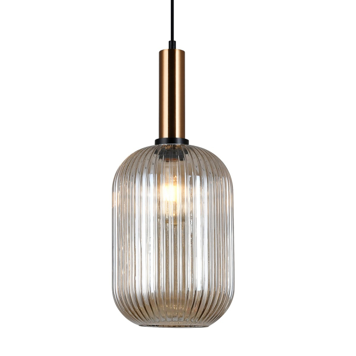Italux Antiola 1xE27 Wisząca Mosiężny PND-5588-1L-BRO+AMB